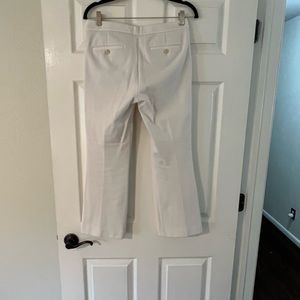 Theory Kick Flare Pants White size, 4